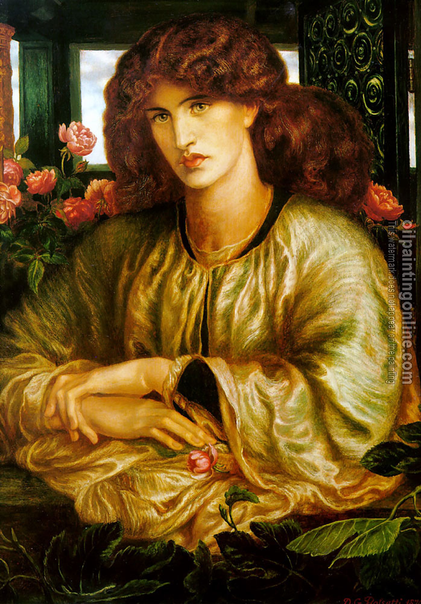 Rossetti, Dante Gabriel - La Donna della Finestra